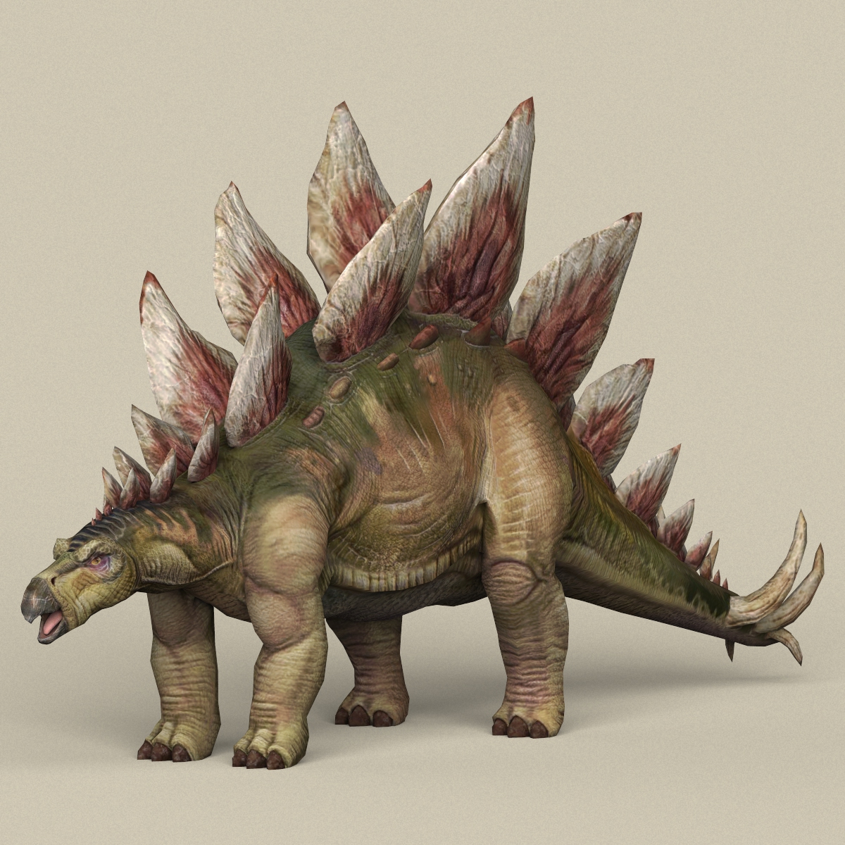 Game Ready Dinosaur  Stegosaurus  by plantworld3d 3DOcean